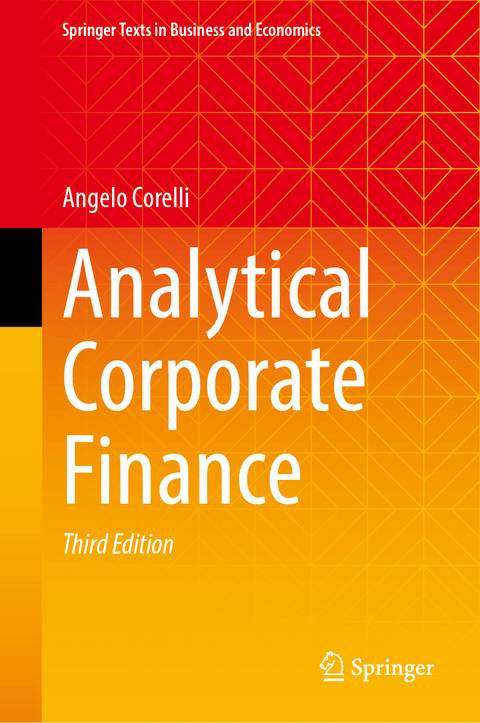 Analytical Corporate Finance - Angelo Corelli