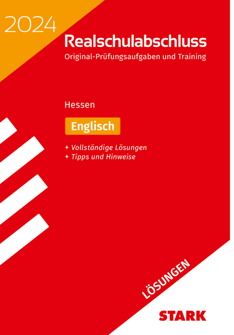 STARK Lösungen zu Original-Prüfungen und Training Realschulabschluss 2024 - Englisch - Hessen