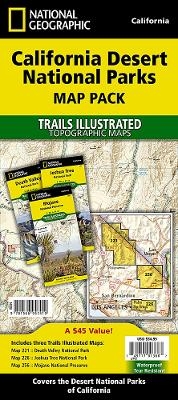 California Desert National Parks [map Pack Bundle] - National Geographic Maps