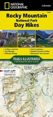 Rocky Mountain National Park Day Hikes Map - National Geographic Maps