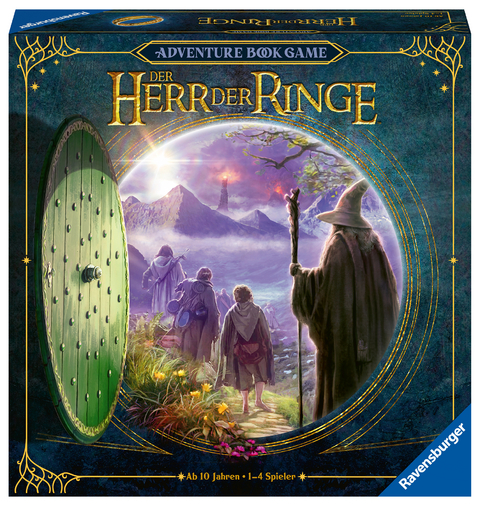 Ravensburger 27533 - Der Herr der Ringe - Adventure Book Game - Kooperatives Strategiespiel für 1-4 Spieler ab 10 Jahren - Jason Little, Marcus Ross