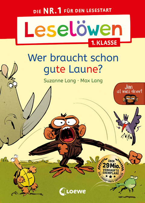 Leselöwen 1. Klasse - Jim ist mies drauf - Wer braucht schon gute Laune? - Suzanne Lang