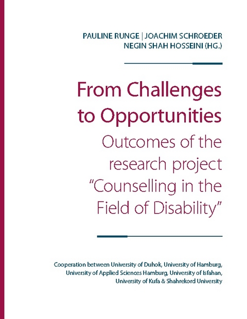 From Challenges to Opportunities - Negin Shah Hosseini, Pauline Runge, Joachim Schroeder