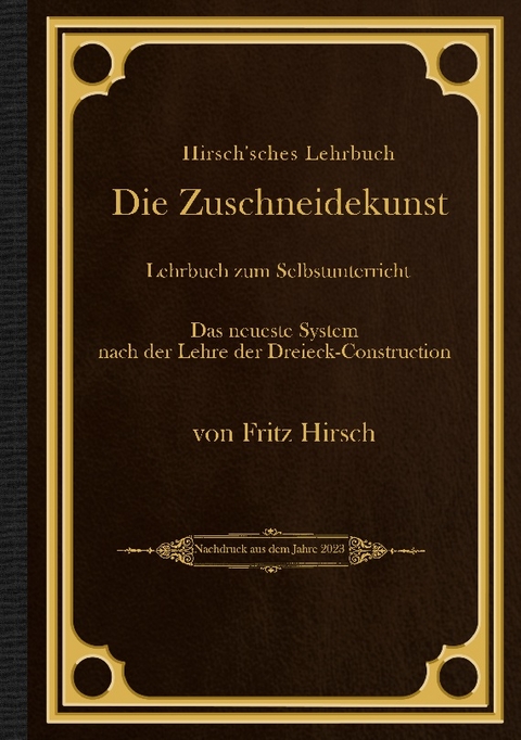 Hirsch'sches Lehrbuch - Fritz Hirsch