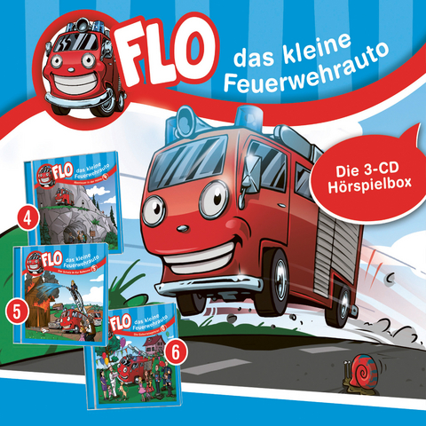 CD-Box 2: Flo, das kleine Feuerwehrauto (Folgen 4-6) - Christian Mörken