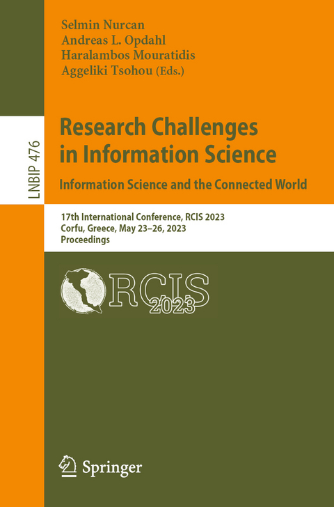 Research Challenges in Information Science: Information Science and the Connected World - 