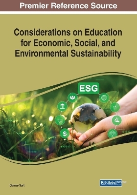 Considerations on Education for Economic, Social, and Environmental Sustainability - 