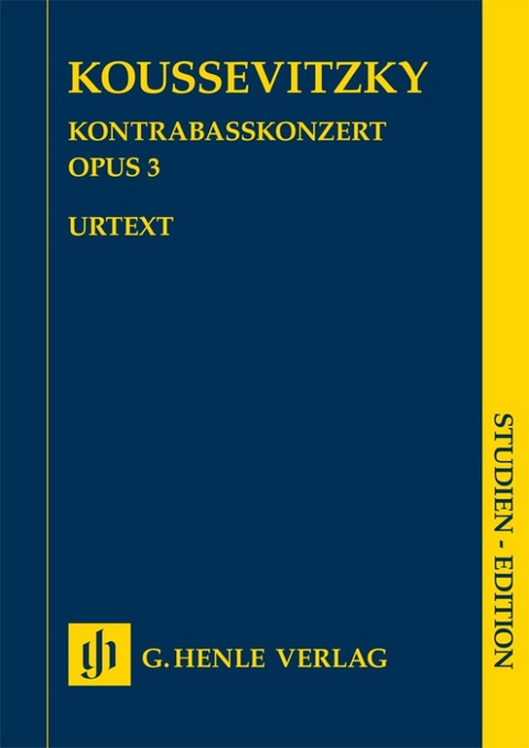 Serge Koussevitzky - Kontrabasskonzert op. 3 - 