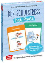 Der Schulstress hat Pause. 30 Bildkarten für Grundschulkinder von 6 bis 10 - Anne Sophie Picquart