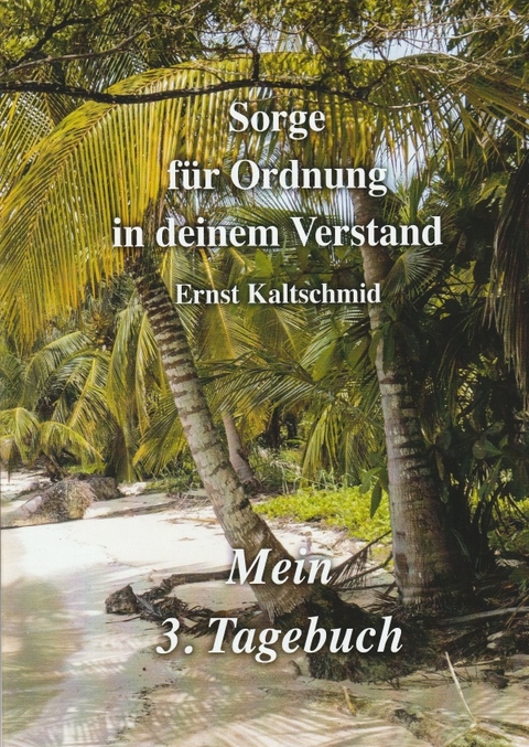 Es ist der dritte Band von den drei Tagebüchern / Sorge für Ordnung in deinem Verstand Band 3 - Ernst Kaltschmid