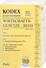 KODEX Wirtschaftsgesetze Band I 2023/24 - Georg Konetzky