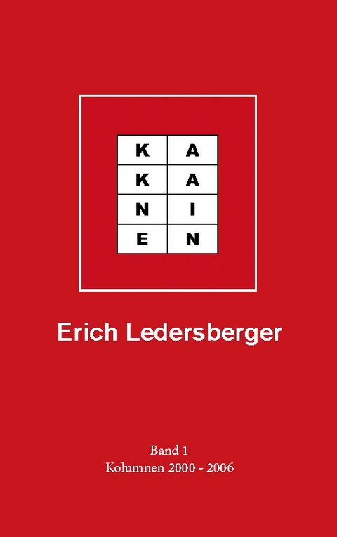 Kakanien - Erich Ledersberger