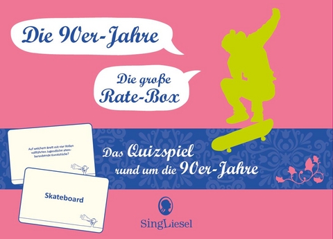 Das große 90er-Jahre-Quiz. Das Spiel für Senioren rund um die 90er Jahre. Spiele-Box mit 100 Karten - Linus Paul