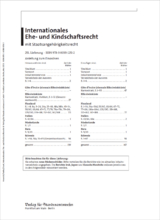 Internationales Ehe- und Kindschaftsrecht mit Staatsangehörigkeitsrecht - Henrich, Dieter; Dutta, Anatol; Ebert, Hans-Georg