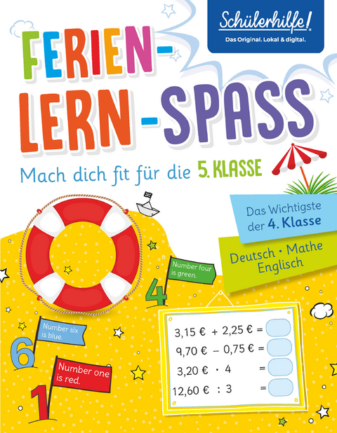 Ferien-Lern-Spaß | Mach dich fit für die 5. Klasse - Hans Bergmann, Angelika Füllemann, Detlev Heuchert, Merle Kamitz, Ursula Lassert, Anne Scheller