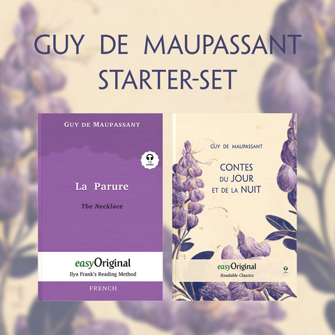 Guy de Maupassant (with 2 MP3 audio-CDs) - Starter-Set - French-English - Guy de Maupassant