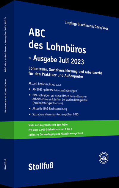 ABC des Lohnbüros - Ausgabe Juli 2023 - Andreas Imping, Holm Geiermann, Wolfgang Deck, Rainer Voss