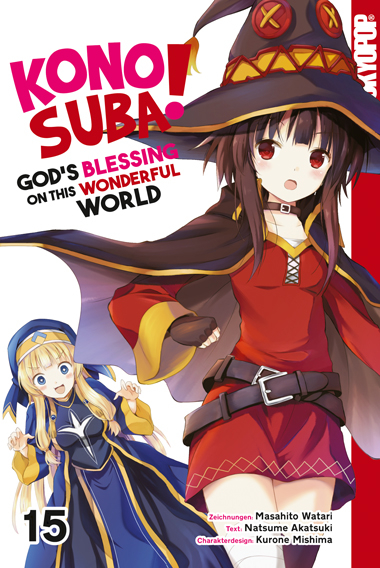 Konosuba! God's Blessing On This Wonderful World! 15 - Masahito Watari, Natsume Akatsuki, Kurone Mishima