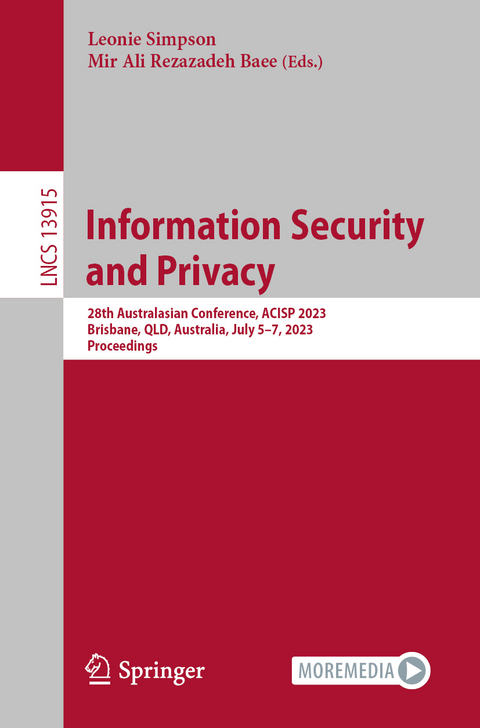 Information Security and Privacy - 