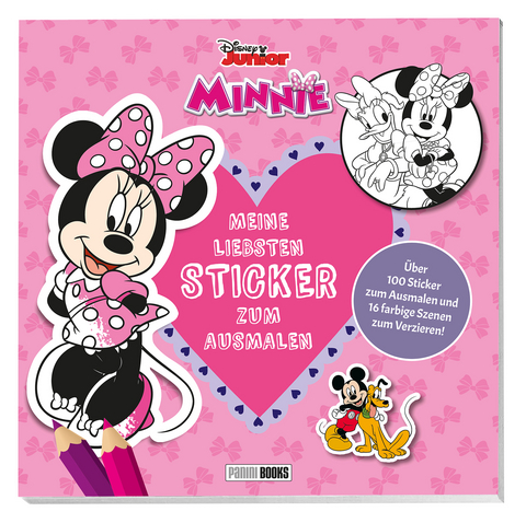 Disney Minnie: Meine liebsten Sticker zum Ausmalen -  Panini