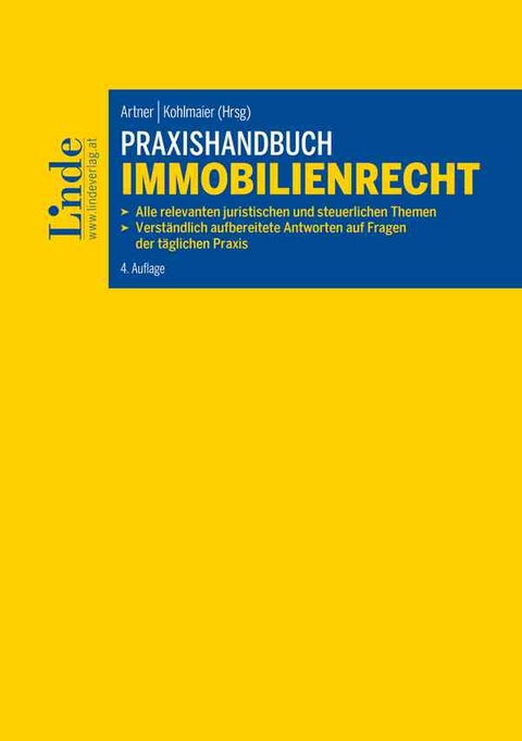 Praxishandbuch Immobilienrecht - Karin Fuhrmann, Cornelia Holubiczka, Gerald Hubner, Markus Jungwirth, Wolfgang Kleewein, Christoph Kothbauer, Klaus Pfeiffer, Daniel Richter, Christian Richter-Schöller, Claus Spruzina, Wilhelm Wachter, Daniela Witt-Dörring