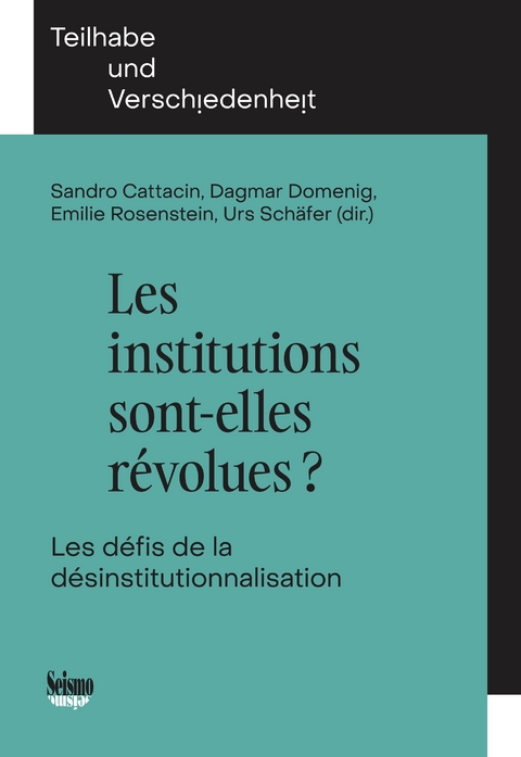 Les institutions sont-elles rÃ©volues? - 