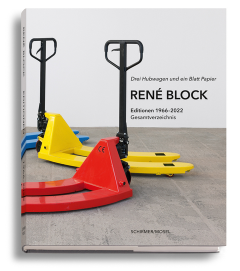 Drei Hubwagen und ein Blatt Papier - René Block