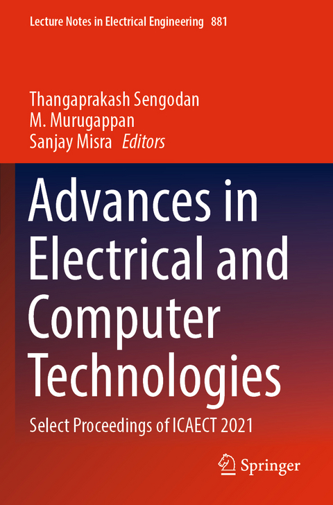 Advances in Electrical and Computer Technologies - 