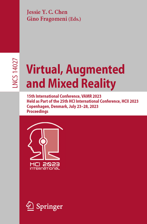 Virtual, Augmented and Mixed Reality - 