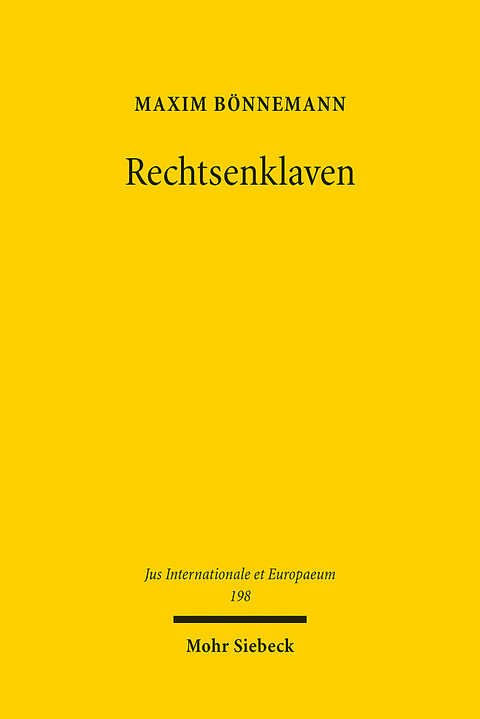 Rechtsenklaven - Maxim Bönnemann