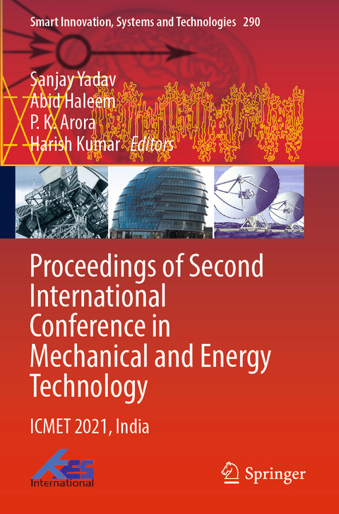 Proceedings of Second International Conference in Mechanical and Energy Technology - 