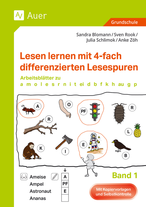 Lesen lernen mit 4-fach differenzierten Lesespuren - Sandra Blomann, Sven Rook, Julia Schlimok, Anke Zöh