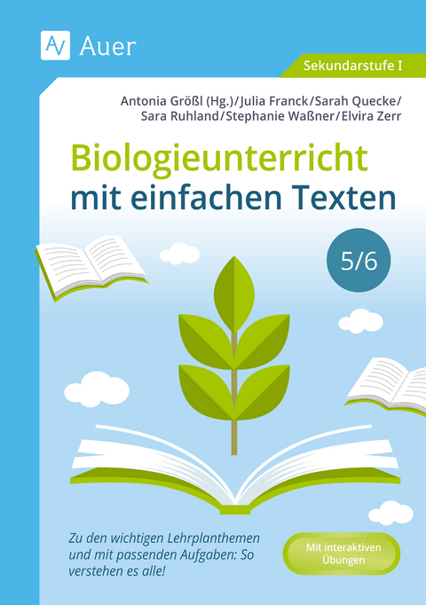 Biologieunterricht mit einfachen Texten 5-6 -  Franck,  Quecke,  Ruhland,  Waßner,  Zerr