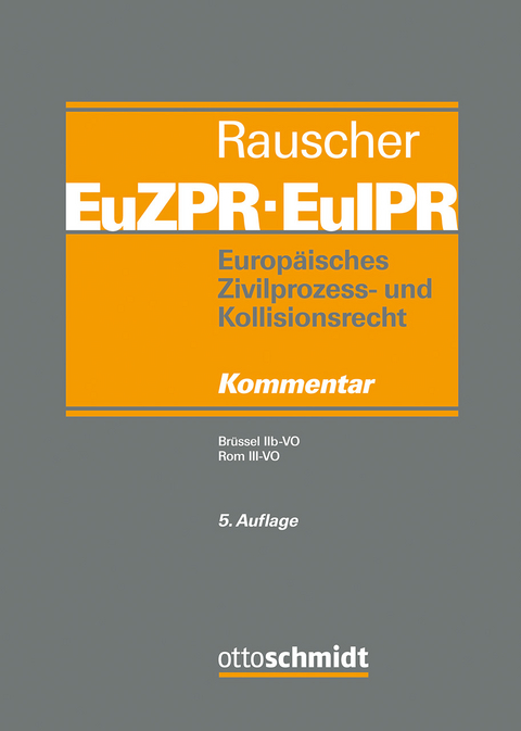 Europäisches Zivilprozess- und Kollisionsrecht - 