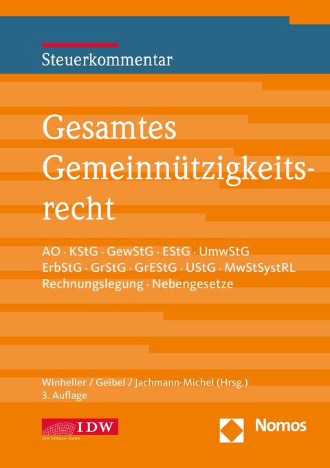 Gesamtes Gemeinnützigkeitsrecht, 3. Auflage -  Winheller