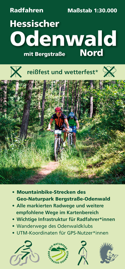 Radfahren, Hessischer Odenwald Nord mit Bergstraße - Michael Messer