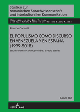 El populismo como discurso en Venezuela y en España (1999-2018) - Ricardo Connett