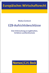 EZB-Aufsichtsbeschlüsse - Markus Gentzsch