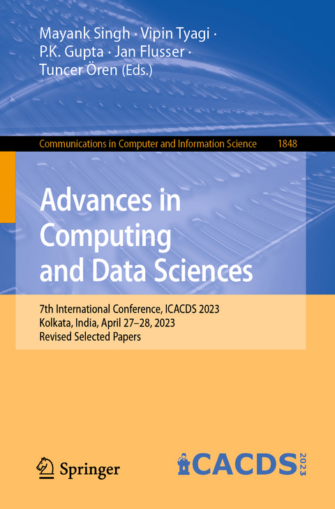 Advances in Computing and Data Sciences - 