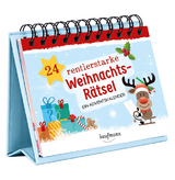 24 rentierstarke Weihnachtsrätsel. Ein Adventskalender - Laura Lamping