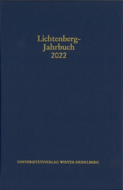 Lichtenberg-Jahrbuch 2022 - 