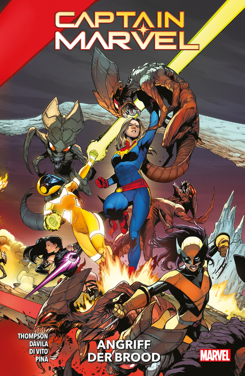 Captain Marvel - Neustart - Kelly Thompson, Javier Pina, Andrea Di Vito, Sergio Davila