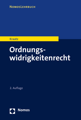 Ordnungswidrigkeitenrecht - Erik Kraatz