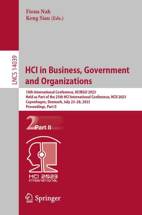 HCI in Business, Government and Organizations - 