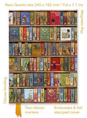 Bodleian Libraries: High Jinks Bookshelves (Foiled Quarto Journal) - Flame Tree Studio