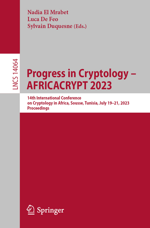 Progress in Cryptology - AFRICACRYPT 2023 - 