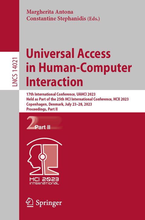 Universal Access in Human-Computer Interaction - 