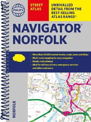 Philip's Navigator Street Atlas Norfolk -  Philip's Maps