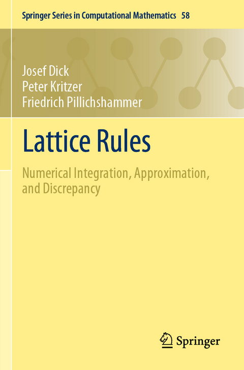 Lattice Rules - Josef Dick, Peter Kritzer, Friedrich Pillichshammer