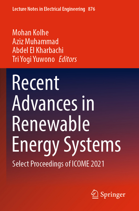 Recent Advances in Renewable Energy Systems - 